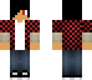 checkered wearing teenager