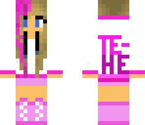 pink tehe girl