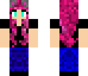 pink hair girl