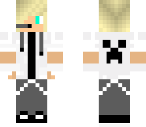 blonde cool creeper teen gamer