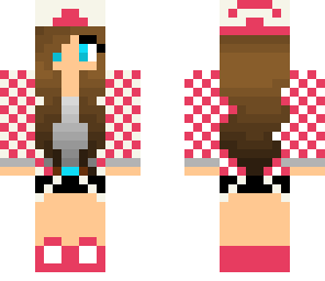 pink cap girl