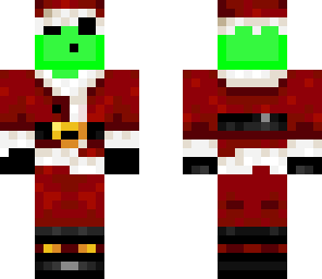 green christmas slime