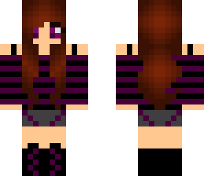 purple emo girl