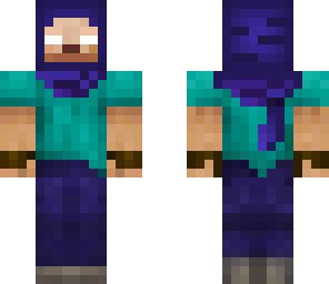 herobrine with a hood