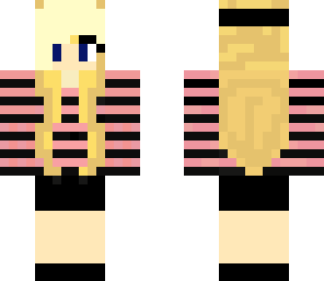 cute striped girl
