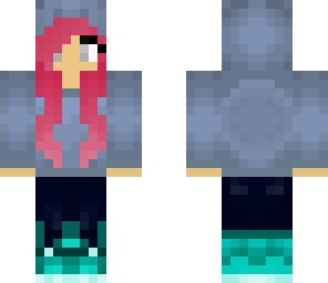 pink haired girl