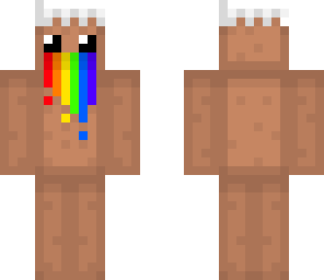 rainbow vomiting cake man