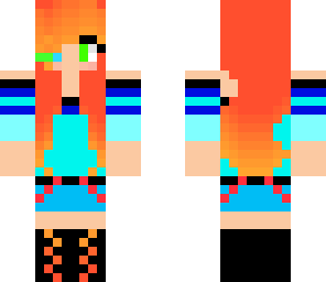 fire girl skin lol new