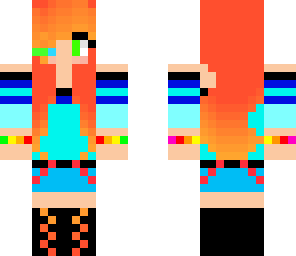fire girl skin lol new
