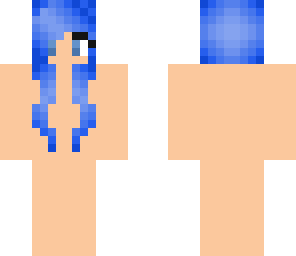 blue girl hair base