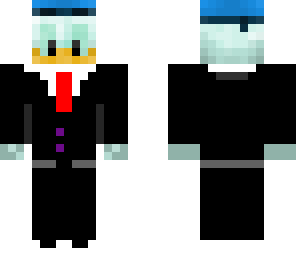 donald duck in a suit