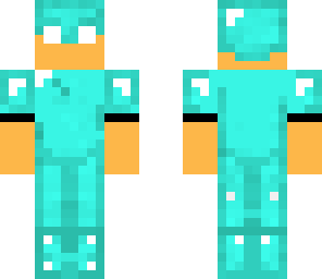 big head john wearing diamond armor