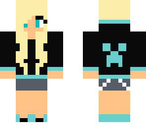 creeper hoodie girl