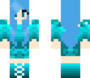 blue girl