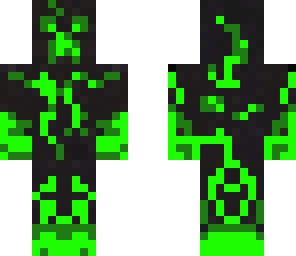 green techno creeper