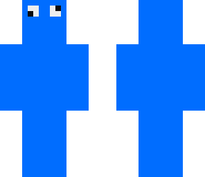 blue person