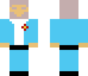 bearded guy in blue suit