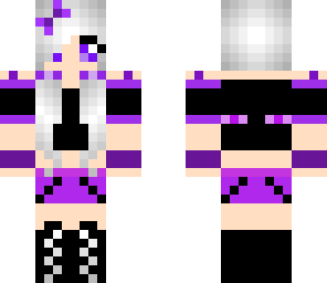 ender girl with pigtails