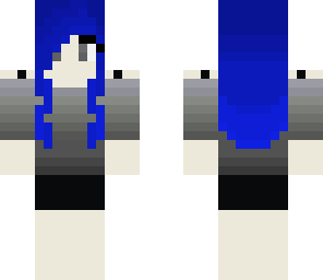 blue hair