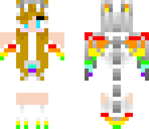 rainbow dragon girl