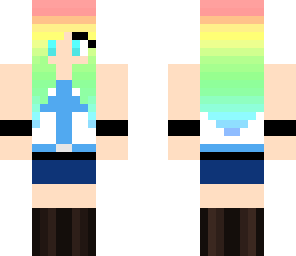 rainbow girl