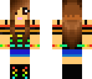 rainbow girl