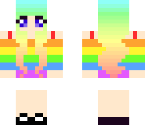 rainbow girl