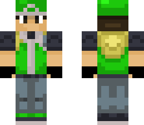 green pokemon trainer