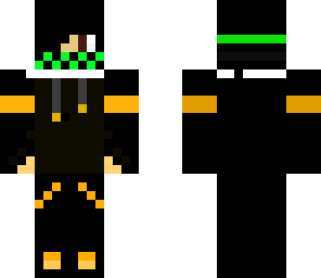 green and orange boy