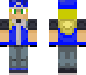 blue pokemon trainer