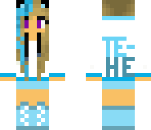 blue te-he girl