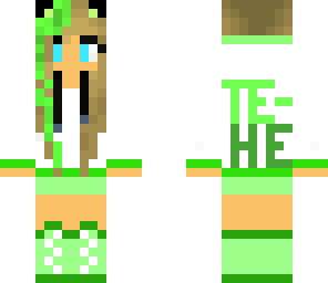 green te-he girl