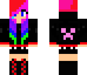 rainbow creeper girl