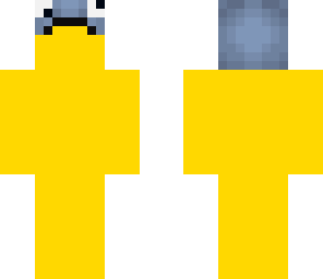 banana wearing a cookiemonstar