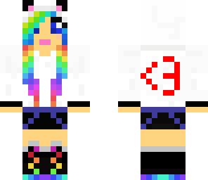 rainbow girl