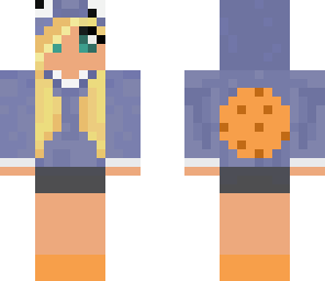 blue cookie girl