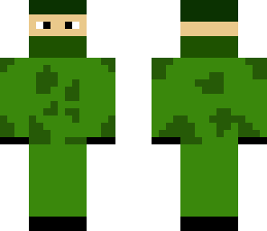 woodland camo soldier