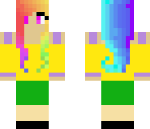 rainbow girl