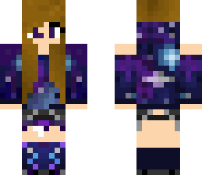 galaxy girl with mic