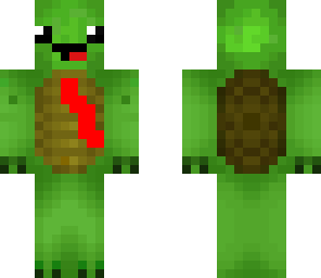 derpy turtle with red tie