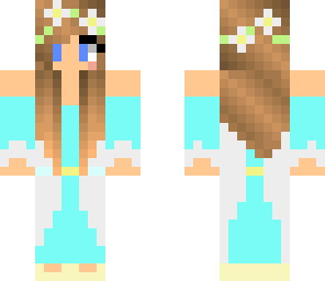 blue flower princess