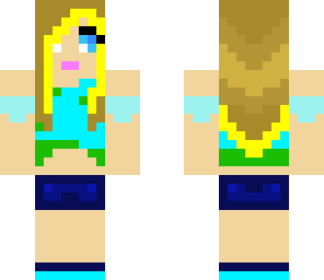 ice girl different hair and shorts