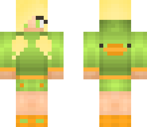 requested blonde duck girl