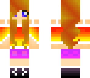 sunset girl skin