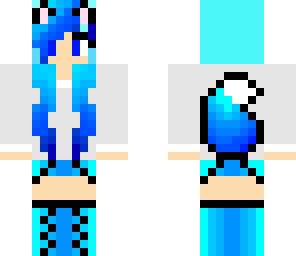 blue wolf girl