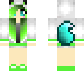 unfinished green wolf