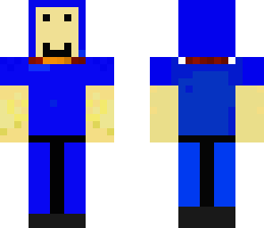 blue man