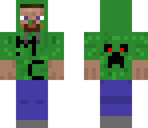 creeper hoodie steve