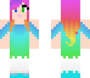 colorful girl