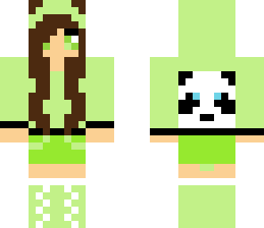 edited cute panda girl